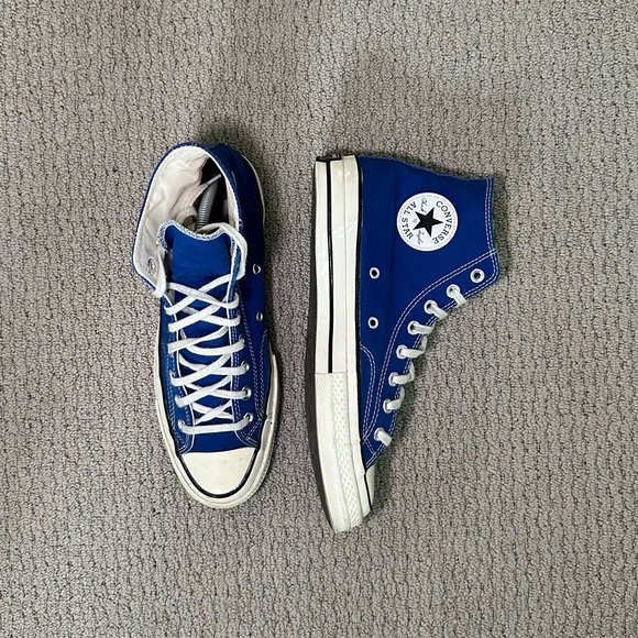 SOLD Converse Blue Chuck 70 High Top Sneakers - Picture 2 of 8